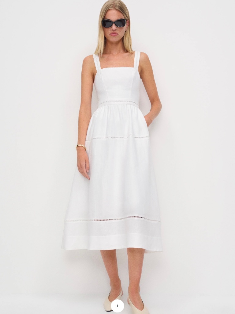 Reformation - Everett Linen Dress - Size 4p (Petite) *Worn Once/Like New*